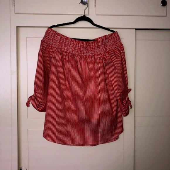 Chicos super cute off the shoulder blouse size 3 (XL) - Picture 5 of 11